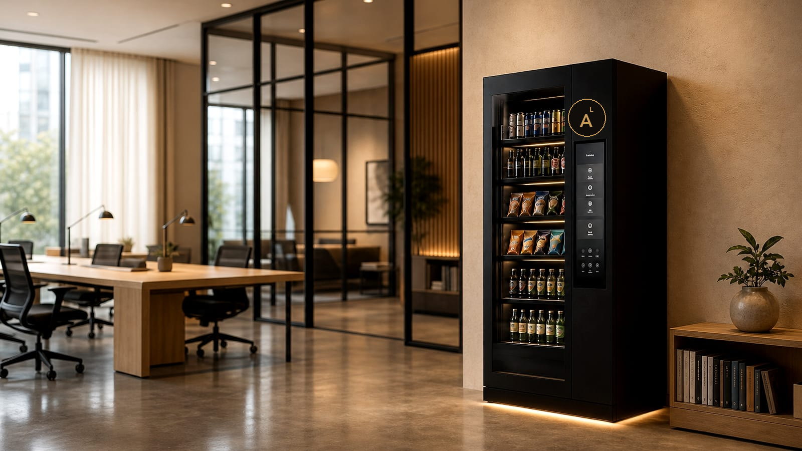 Amenity Loop in a residential lounge for everyday essentials.
